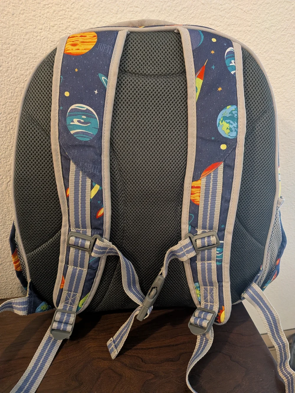 Pottery Barn Kids Space Rocket Backpack - Navy Blue
